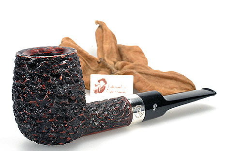 Peterson House Pipe Billiard Rustic 9mm Filter Peterson House Pipe Billiard Rustic 9mm Filter